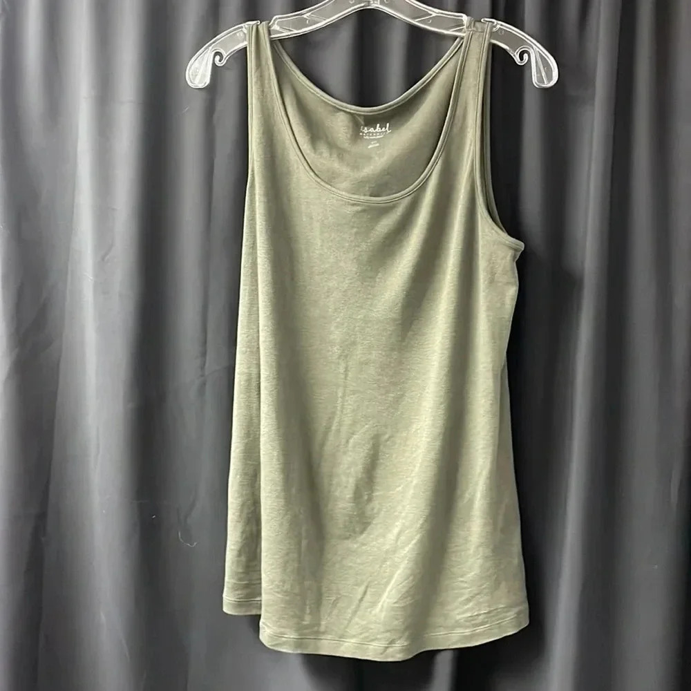 Olive green Isabel maternity tank XXL